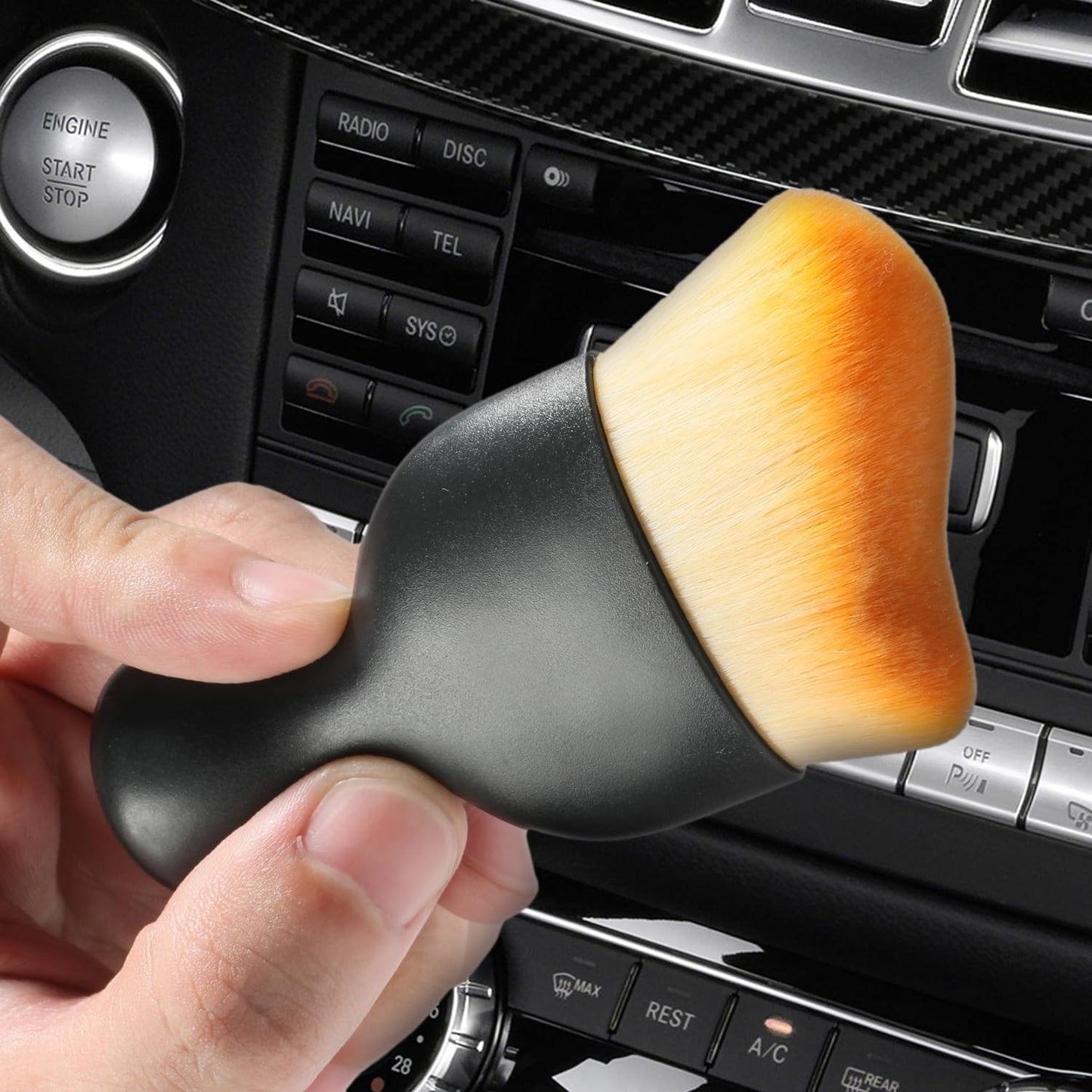 Car Interior Dust Brush, Auto Detailing Brushes
