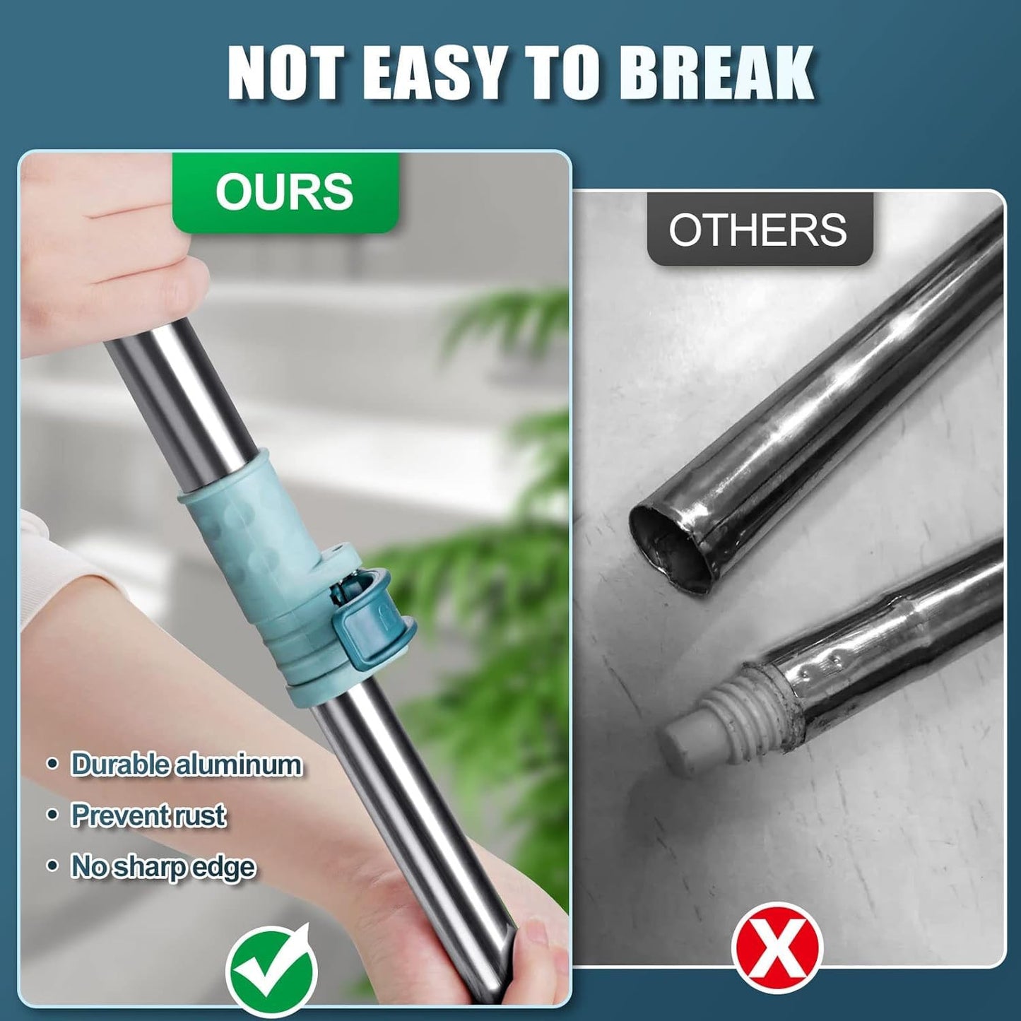 The Home Basket Magic Broom Silicone Wiper