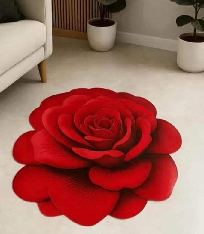 Premium Flower Floor Mat | Anti-Slip Water Absorbent Rug | 25×25 Inch