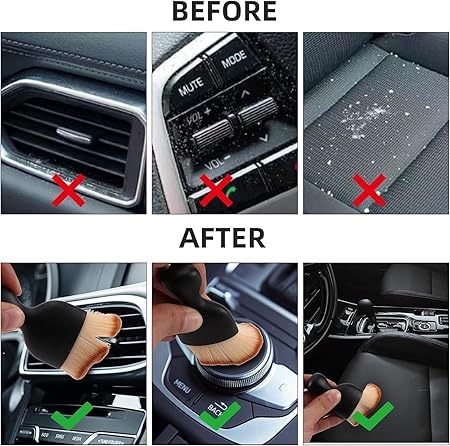 Car Interior Dust Brush, Auto Detailing Brushes
