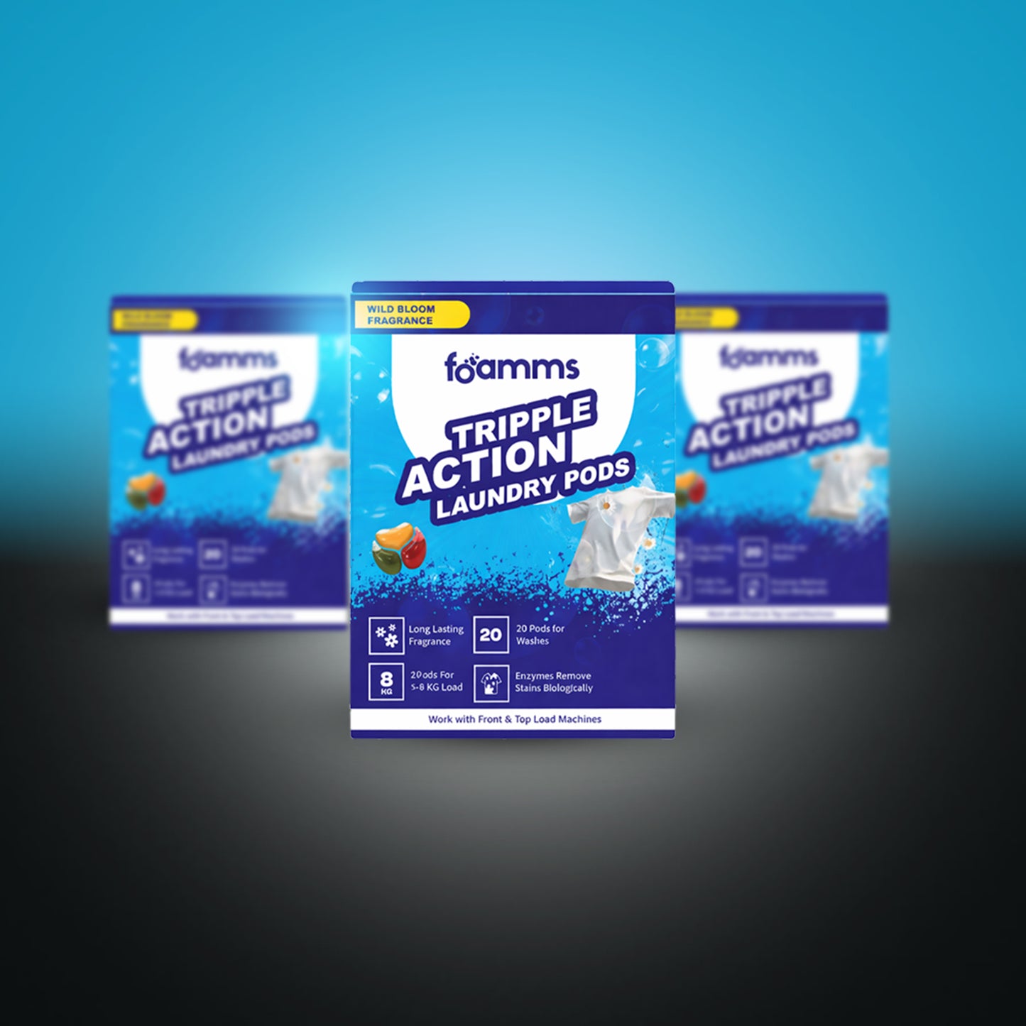 FOAMMS Tripple action Laundry Pods