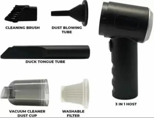 3 In 1 Car USB Rechargeable Vacuum Cleaner