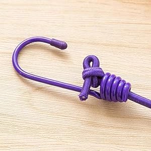 Elastic Cloth Drying Rope with 12 Clips | For Travel Home Outdoor