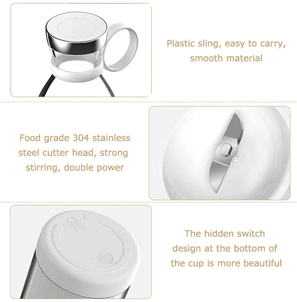 Portable Electric USB Juice Maker/ Mini Bottle Electric USB Juice Make