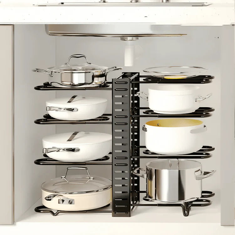 Pots and Pans Organizer Rack