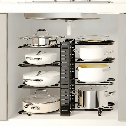Pots and Pans Organizer Rack
