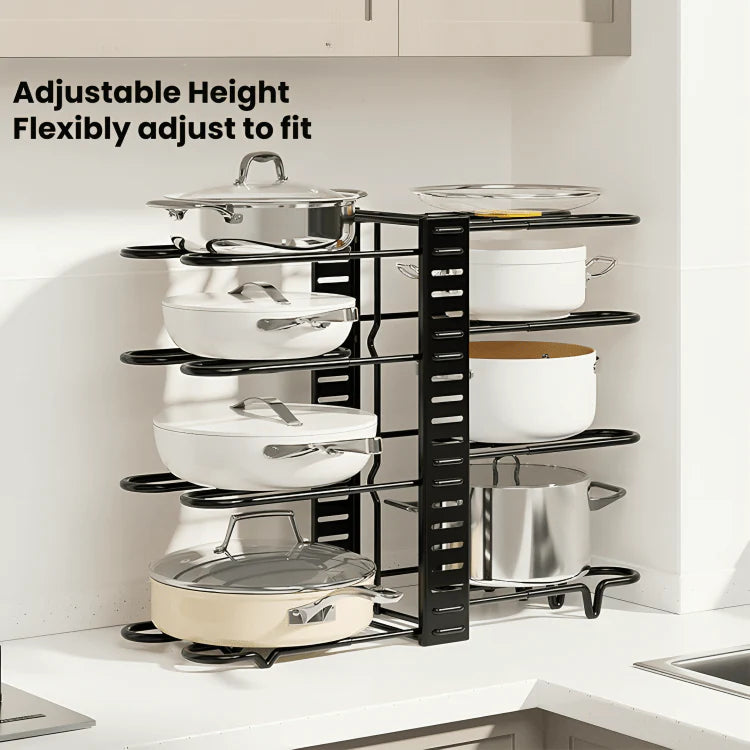 Pots and Pans Organizer Rack