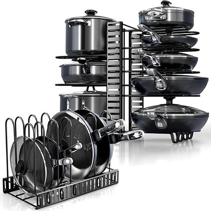 Pots and Pans Organizer Rack