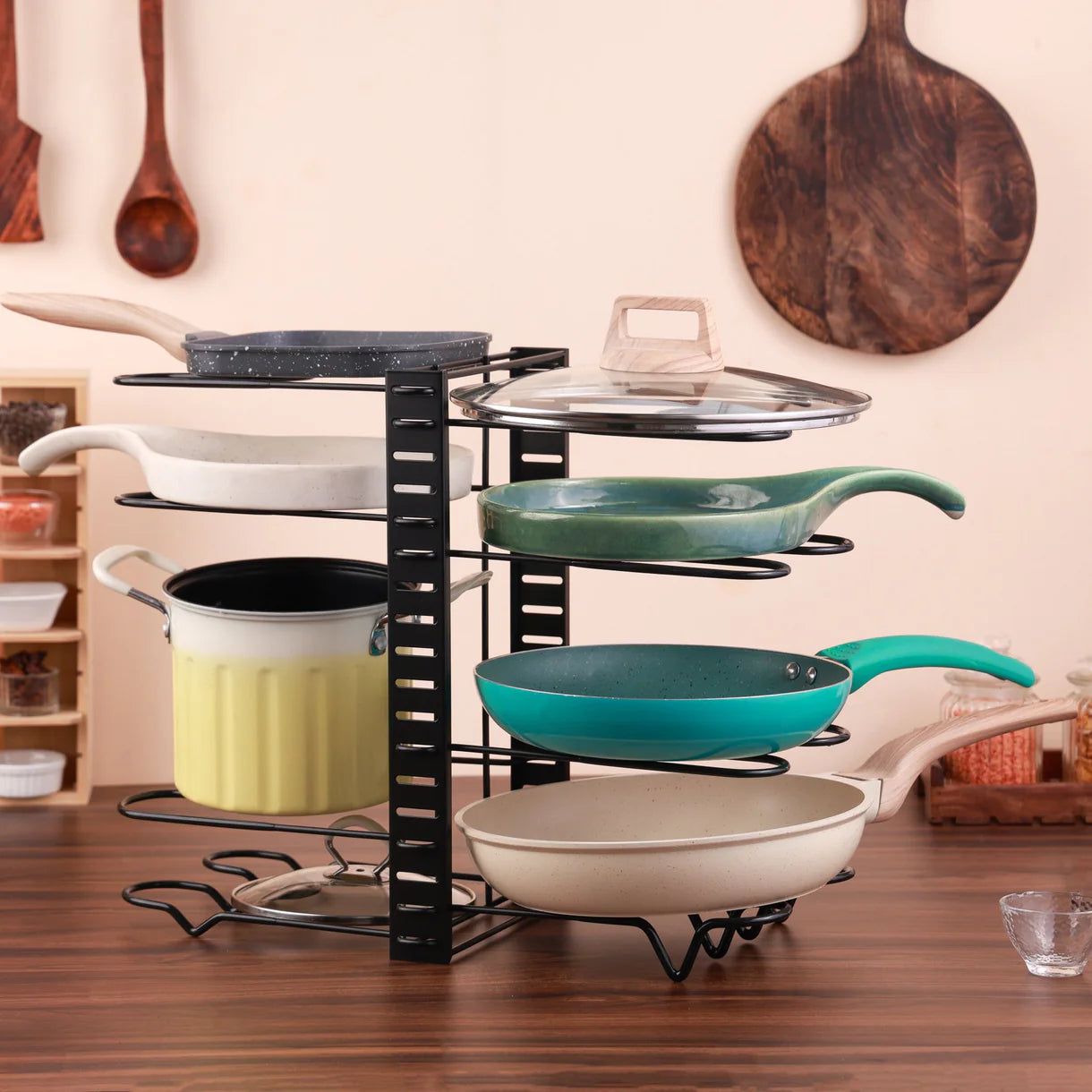 Pots and Pans Organizer Rack
