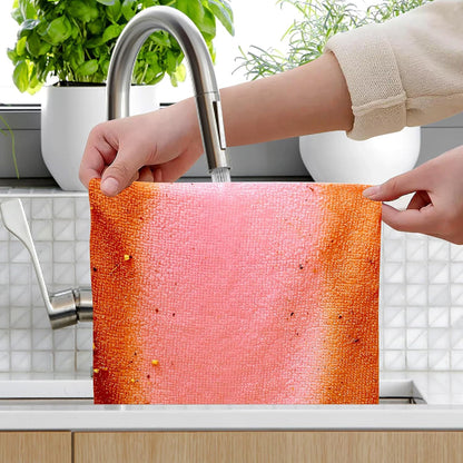 Reusable Microfiber Kitchen Cleaning Cloths with Dispenser Box | for Hands, Home, Car Window (Pack-20 Pcs)