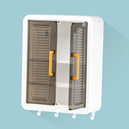 Wall Mounted Bathroom Cabinet Organizer with Doors