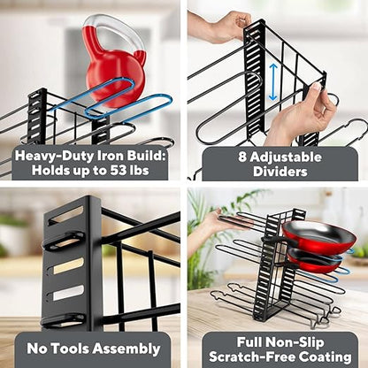 Pots and Pans Organizer Rack