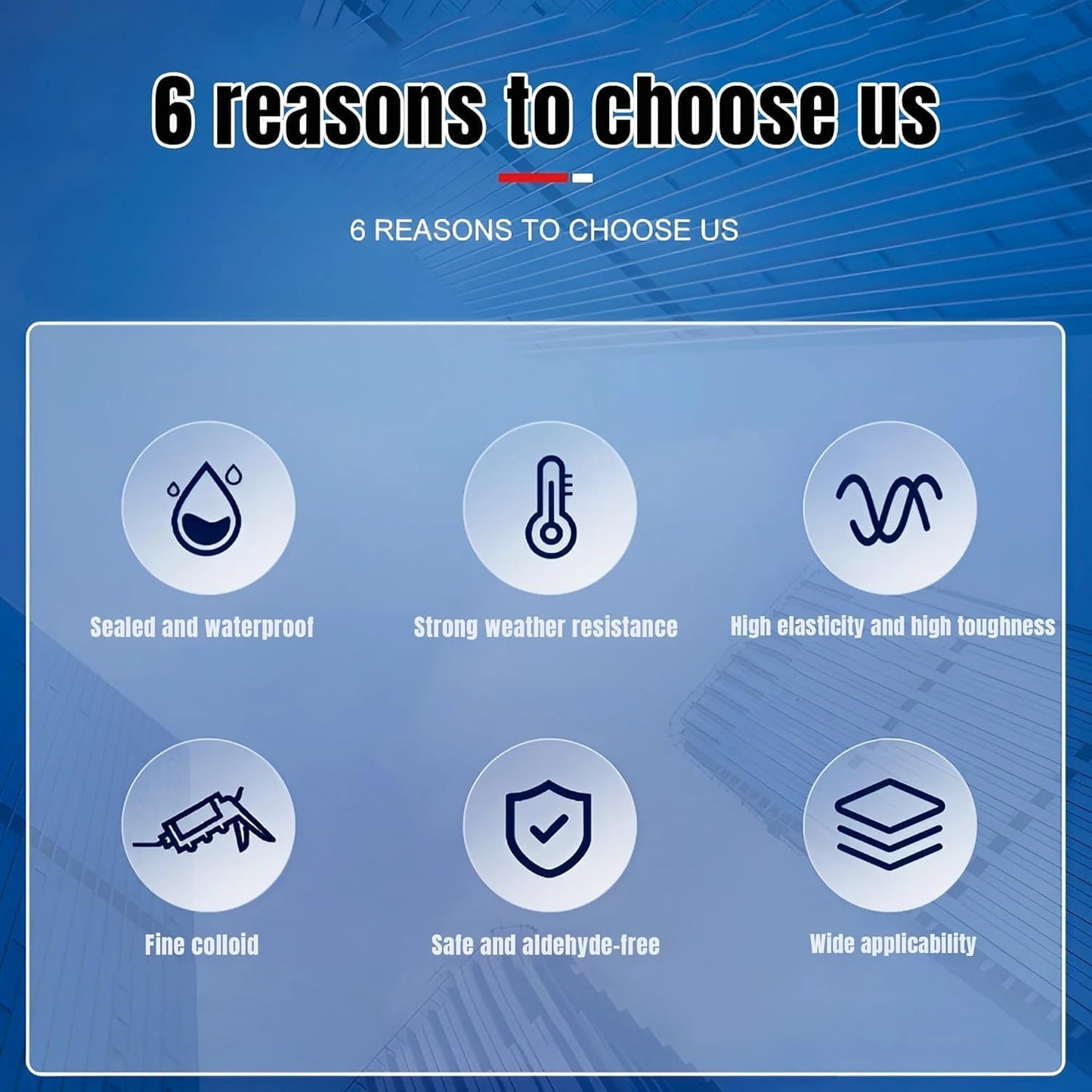 Waterproof Silicone Sealant Adhesive for Roof & Leakage Repair