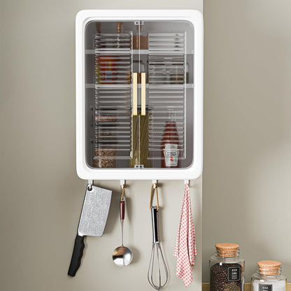 Wall Mounted Bathroom Cabinet Organizer with Doors