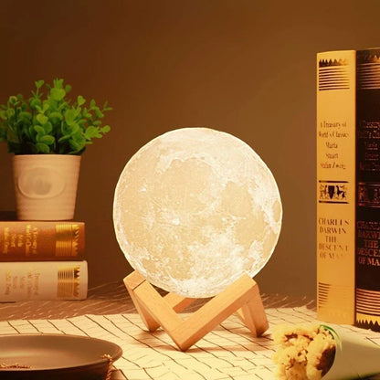 3d Moon Light Night Lamp