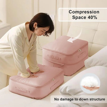Nylon Mix Colors Ultra Space Saving Self Compression Organizer