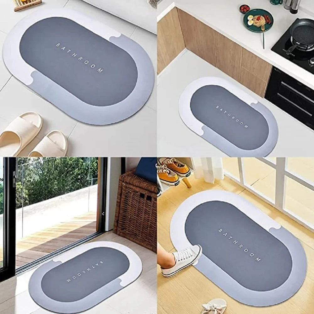 Water Absorbent Bathroom Mat