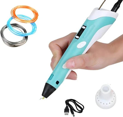 3D Pen for Kids with Adjustable Temperature
